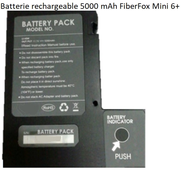 Softing - Batterie rechargeable 5000 mAh FiberFox Mini 6+