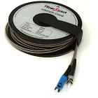 Softing - Bobine de lancement HD Acier Blindé Monomode ST 300m, Connecteur SC/ST