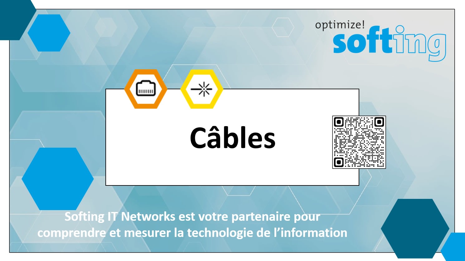 Softing - Câble de test simplex monomode, 2 m avec connecteur LC/PC-LC/PC avec protection