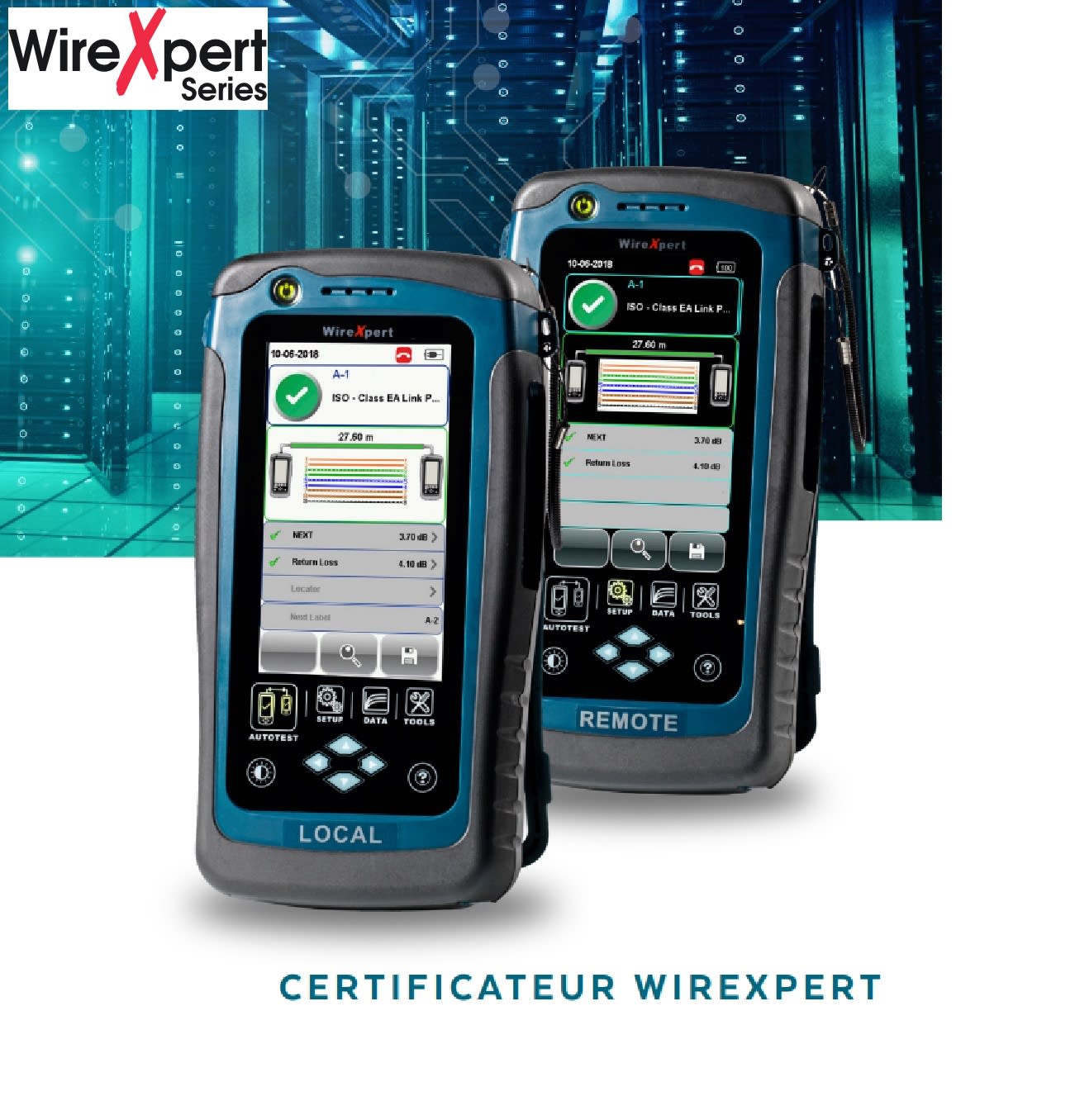 Softing - WireXpert 500 - Certification au meilleur prix d?entrée de gamme. Certification