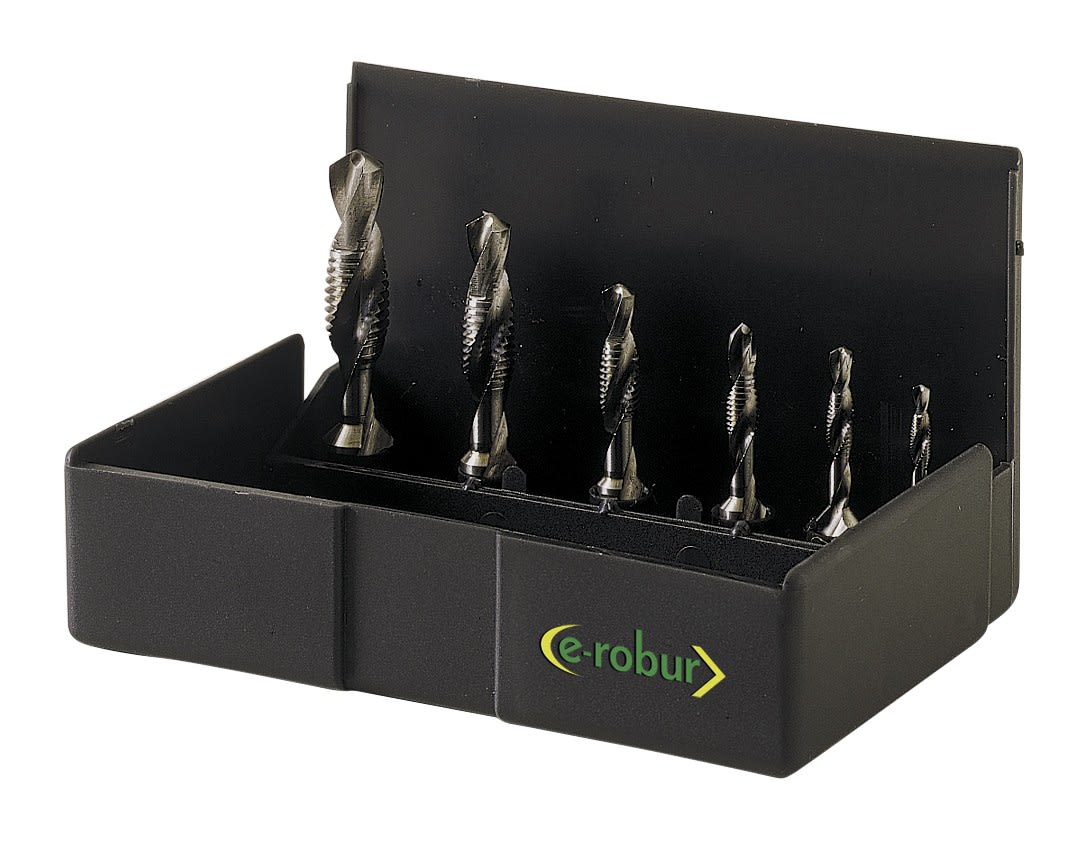 AGI Robur - Coffret de 6 forets taraudeurs M3, M4, M5, M6, M8 et M10