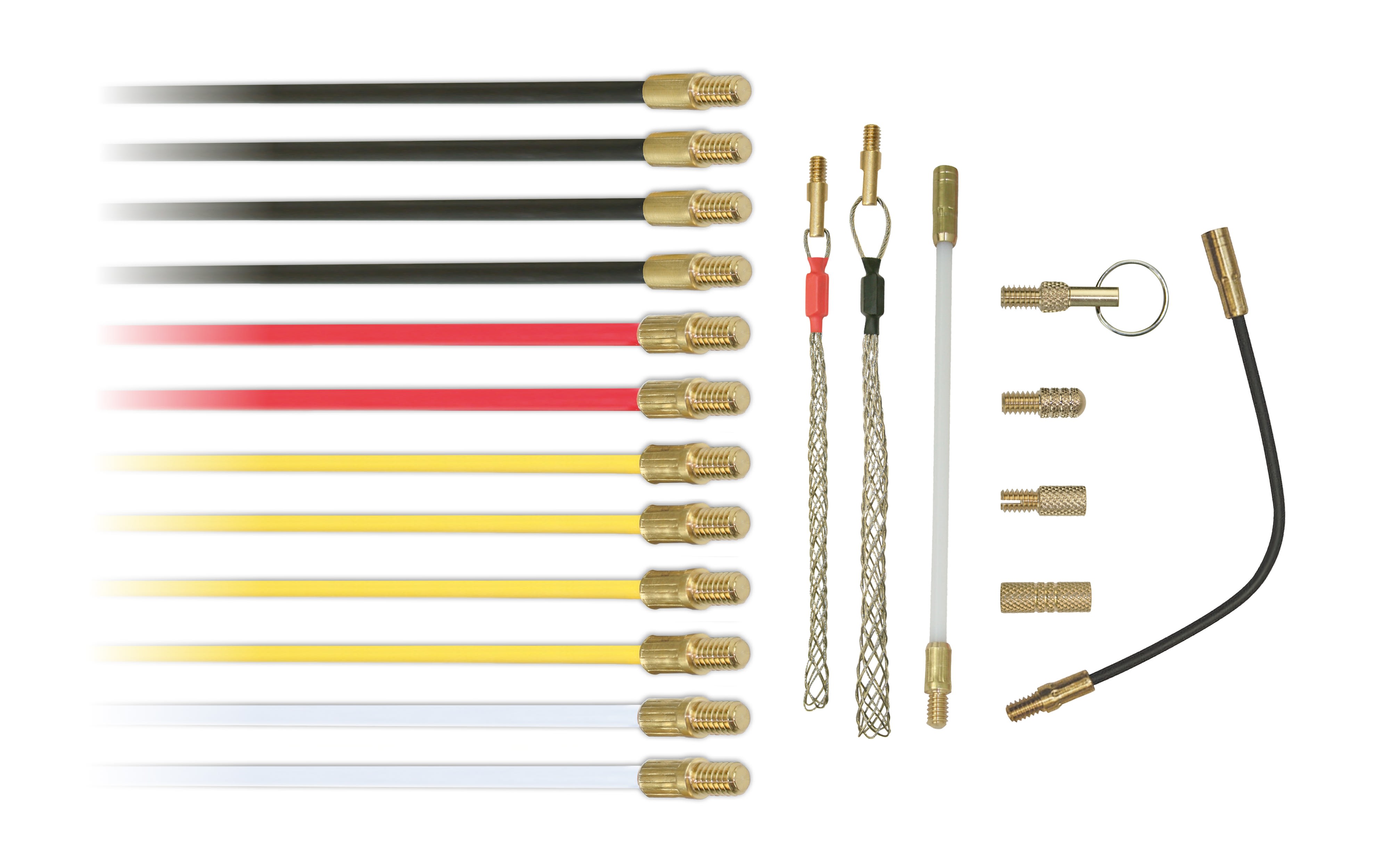 AGI Robur - Kit baguettes tire-fils ø divers/1 m, 20 pièces