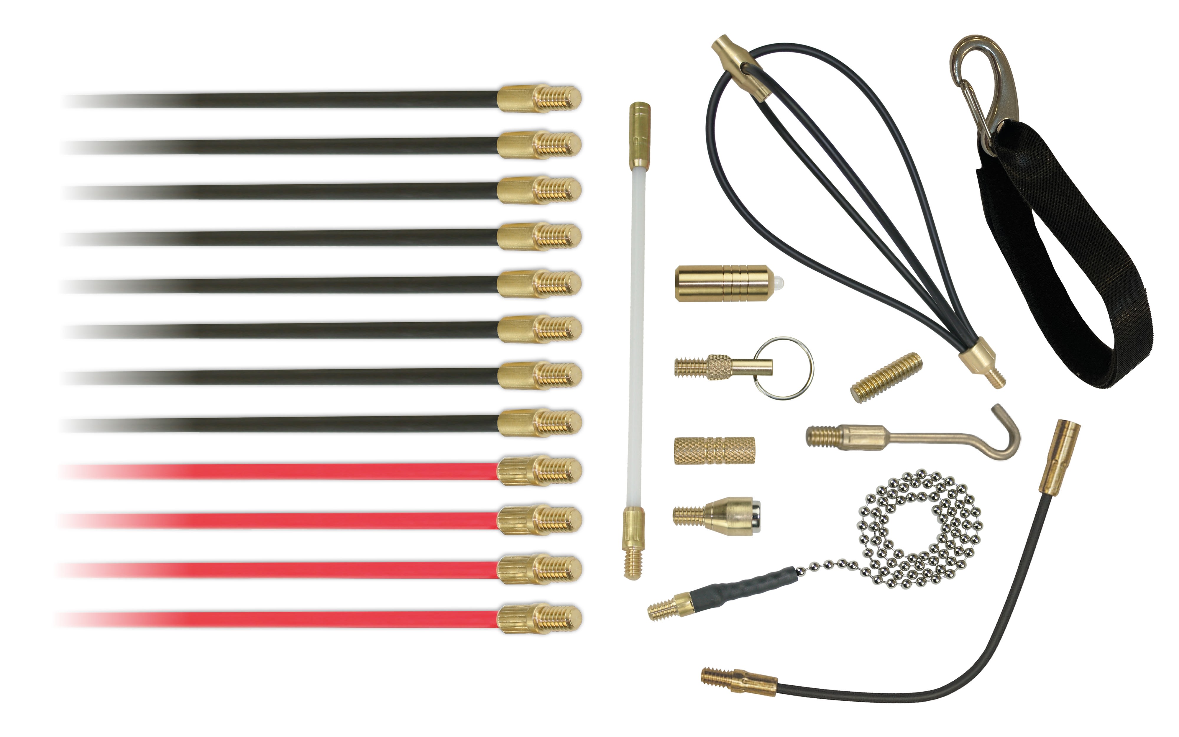 AGI Robur - Kit longue distance 12 baguettes tire fils et accessoires.