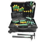 AGI Robur - Valise ABS à roulette avec composition de 26 outils pour électricien