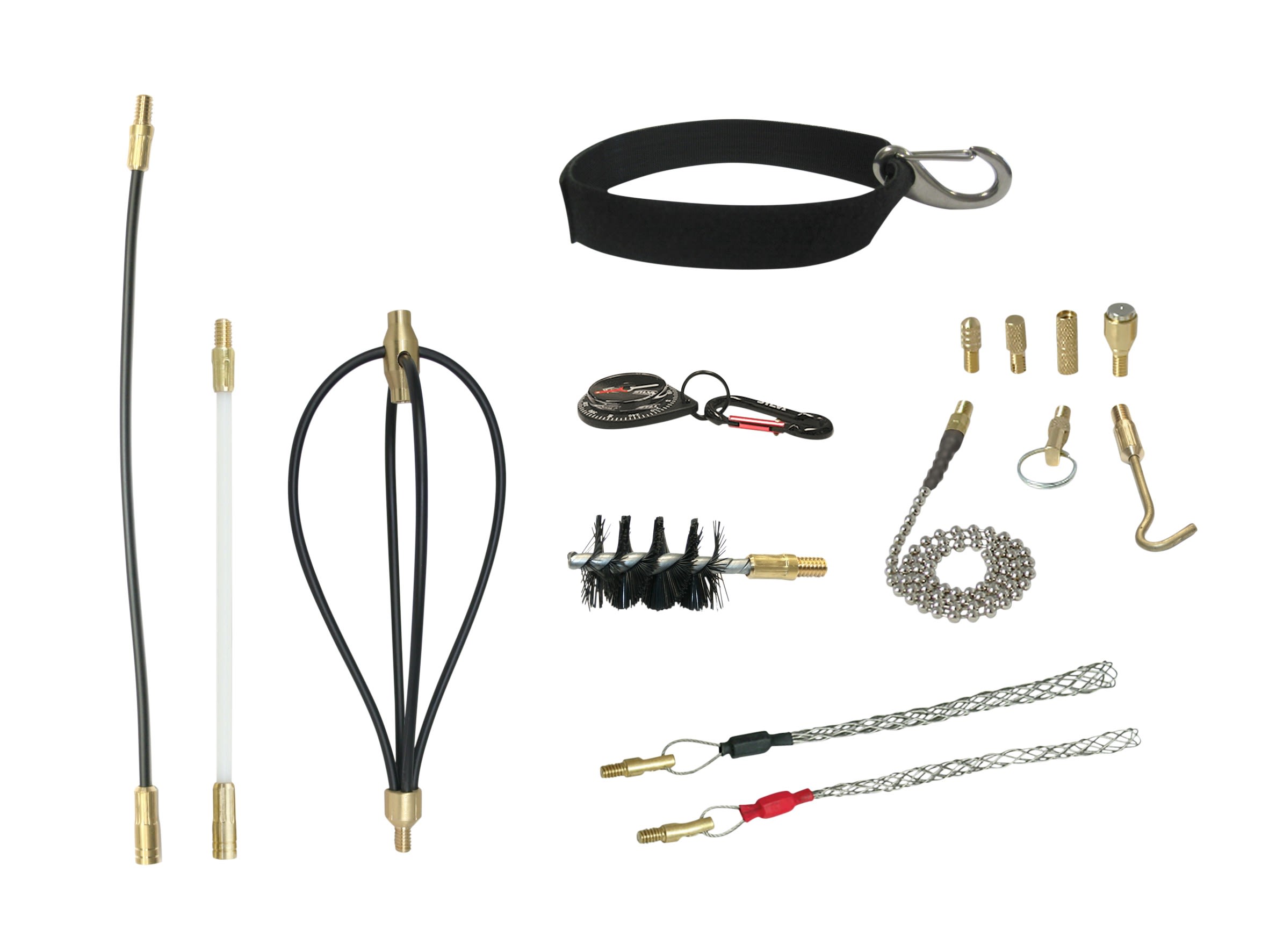 AGI Robur - Kit d'accessoires pour baguettes tire-fils 15 pièces