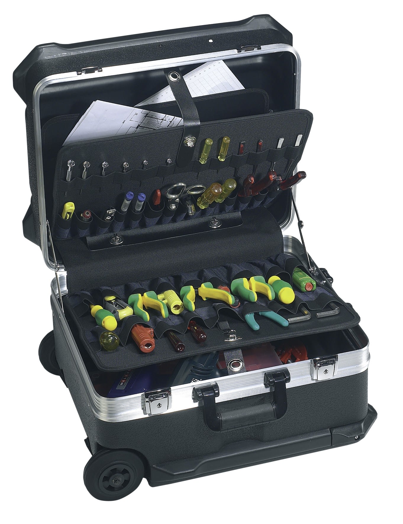 AGI Robur - Valise roulante en polyéthylène 470 x 390 x 347mm