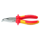 AGI Robur - Pince demi ronde coudée isolée 1000V, 200mm