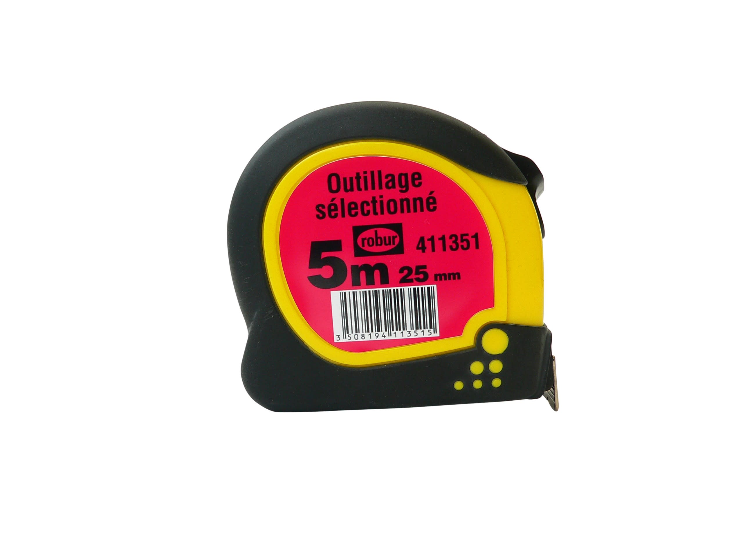AGI Robur - Mètre à ruban largeur 25 mm, longueur 5 m