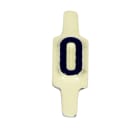 AGI Robur - Caractère amovible à languette pliable pour plaquette 222801. Chiffre 0. Par 25