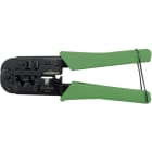 AGI Robur - Pince à sertir connecteurs modulaires RJ 45-12-11, coupe, dénude, sertit