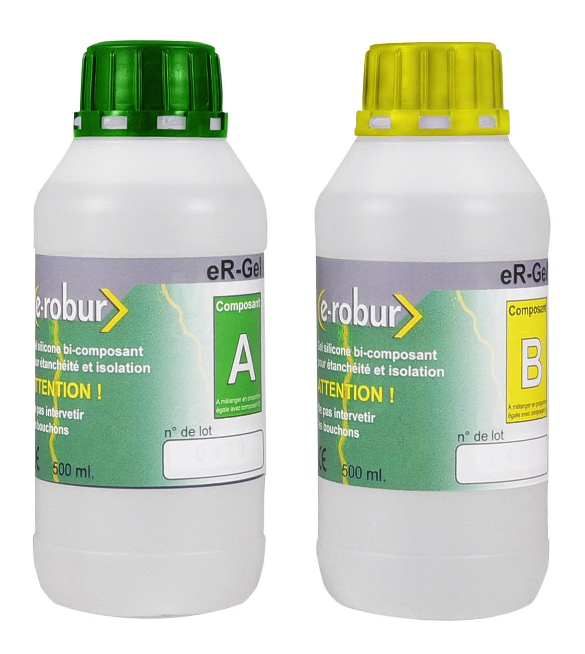 AGI Robur - Gel silicone pour étanchéité et isolation, 1L.