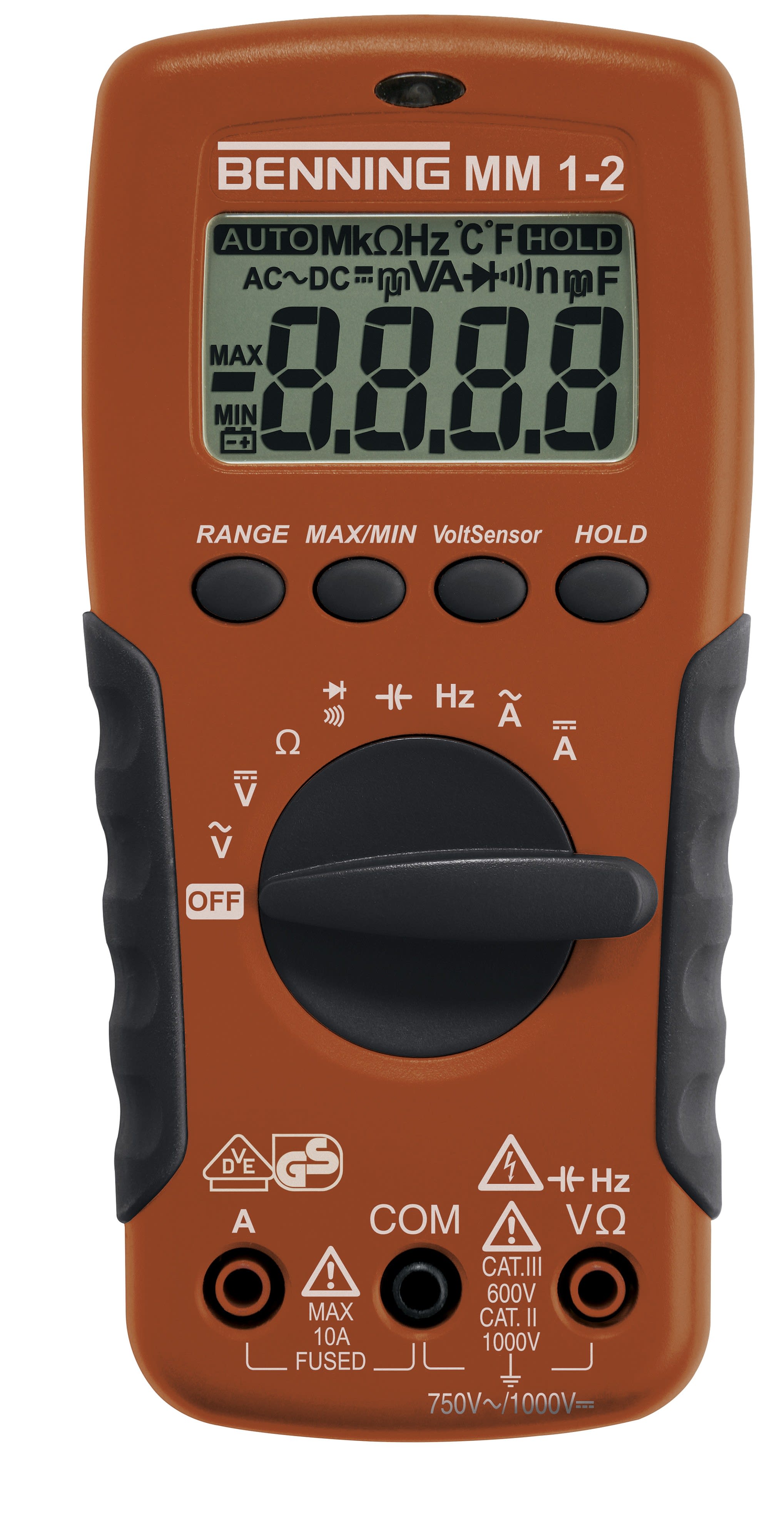 AGI Robur - Multimètre CAT III 750V, 0,1mV-1000V AC