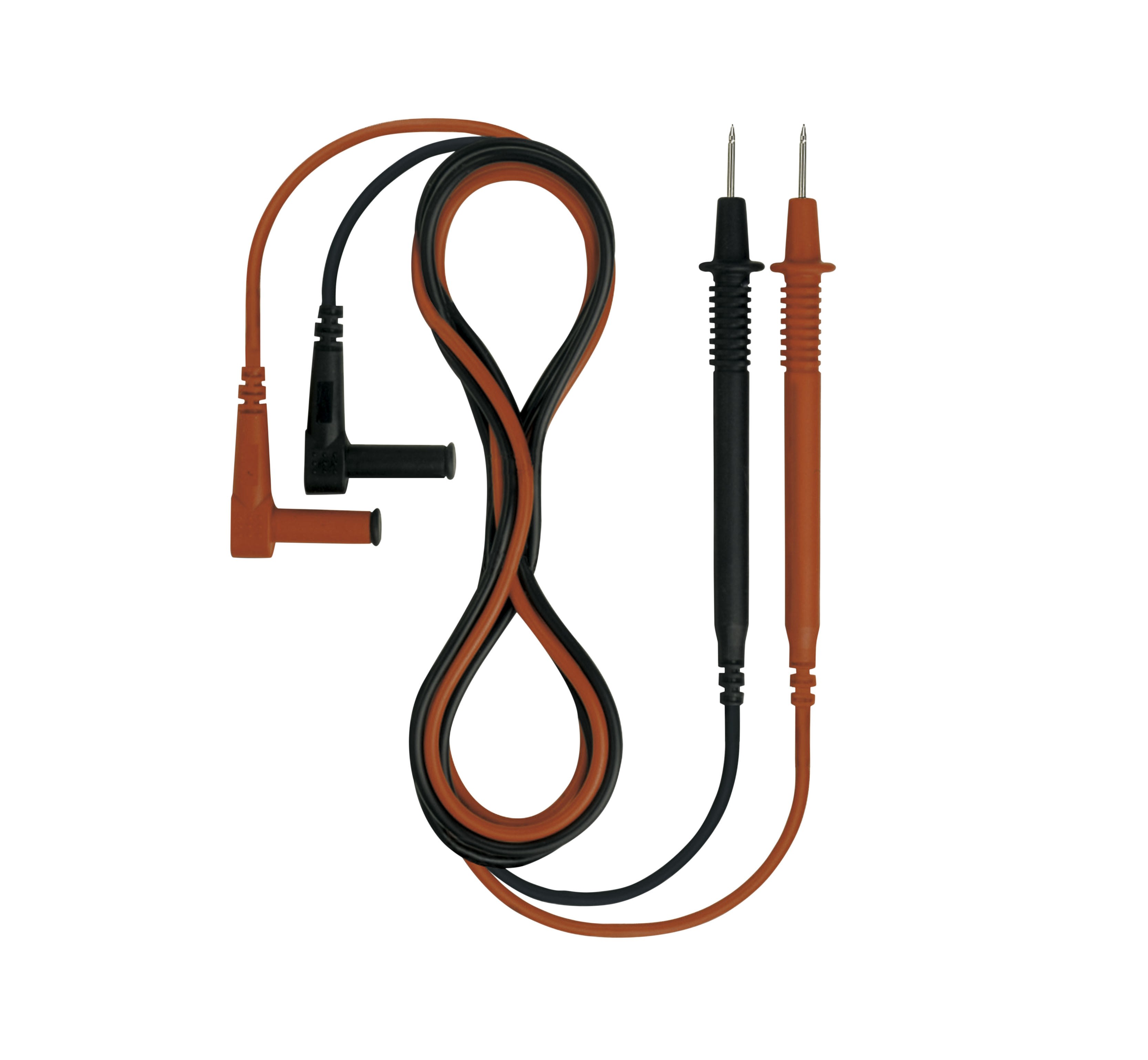 AGI Robur - Cordon de mesure Cat IV 600V, Cat III 1000V, 1,40m, pointes 2mm