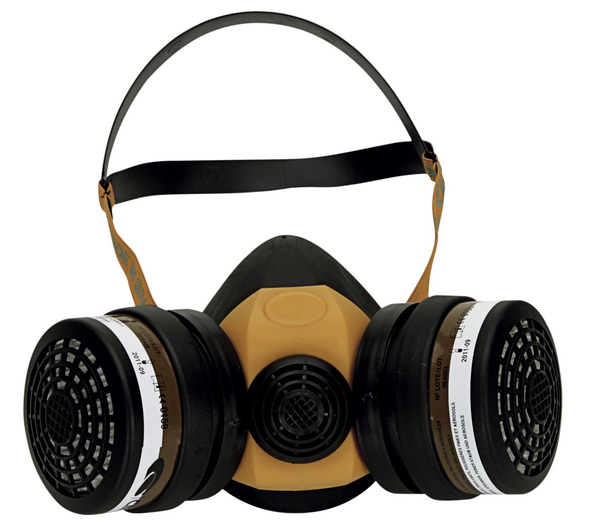 AGI Robur - Demi masque respiratoire prévu pour deux filtres, EN140