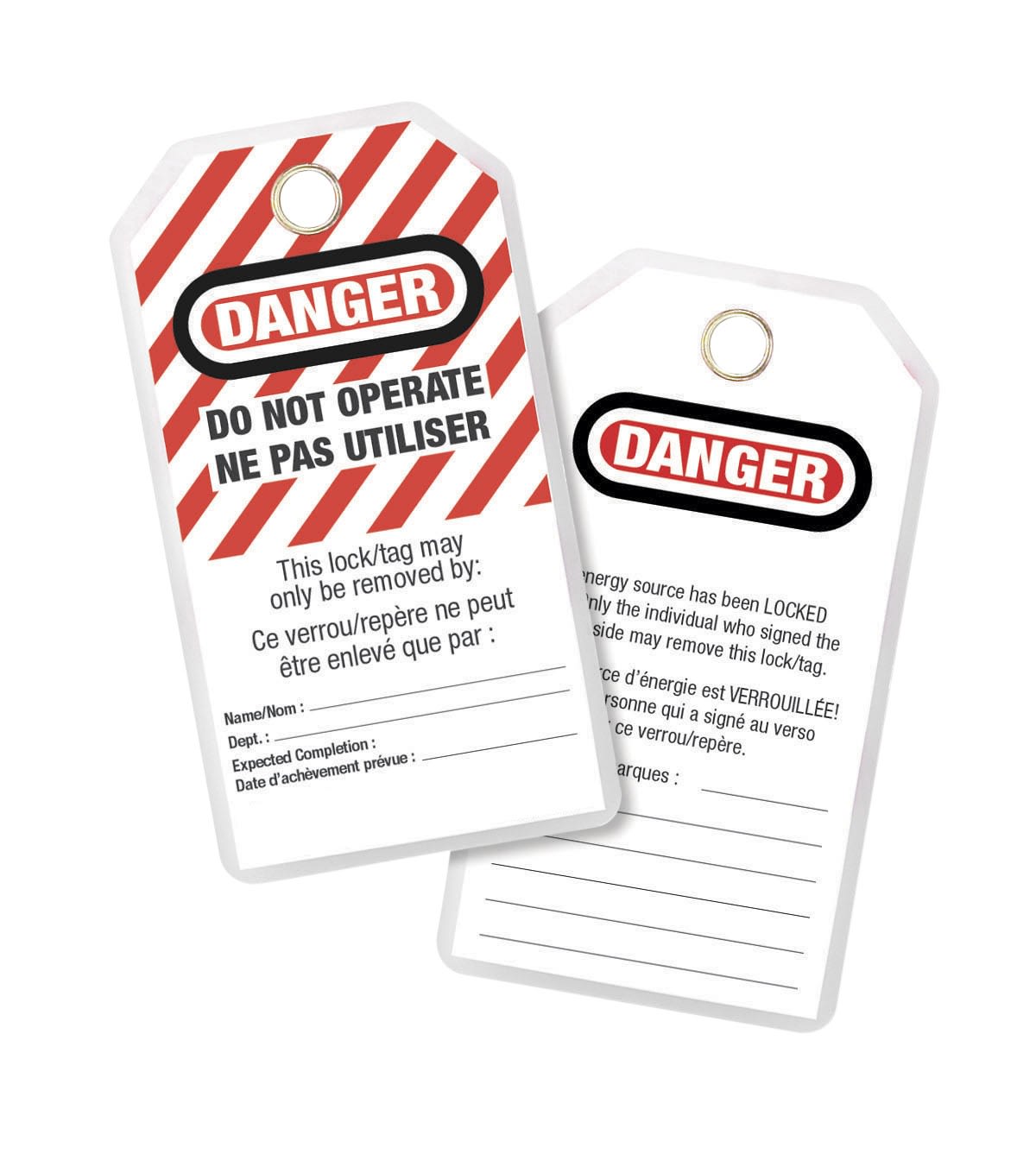 AGI Robur - Jeu de 12 étiquettes de consignation stratifiées