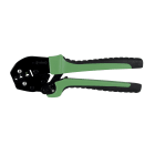 AGI Robur - Pince à sertir à cliquet pour cosses isolées cap 0,5 à 6,0 mm², manche bimatière