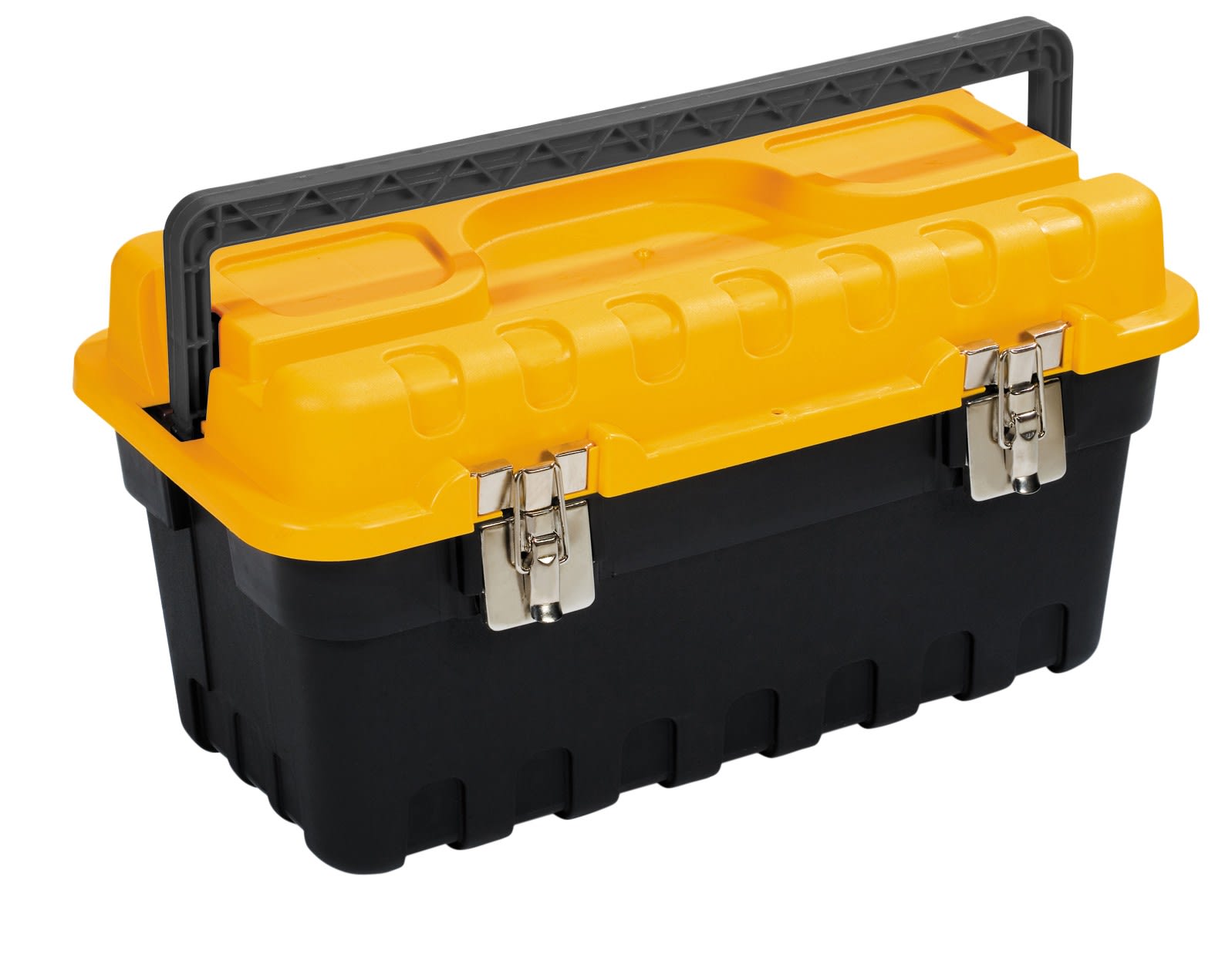 AGI Robur - Caisse à outils plastique avec organiseur,230 x 450 x 250mm