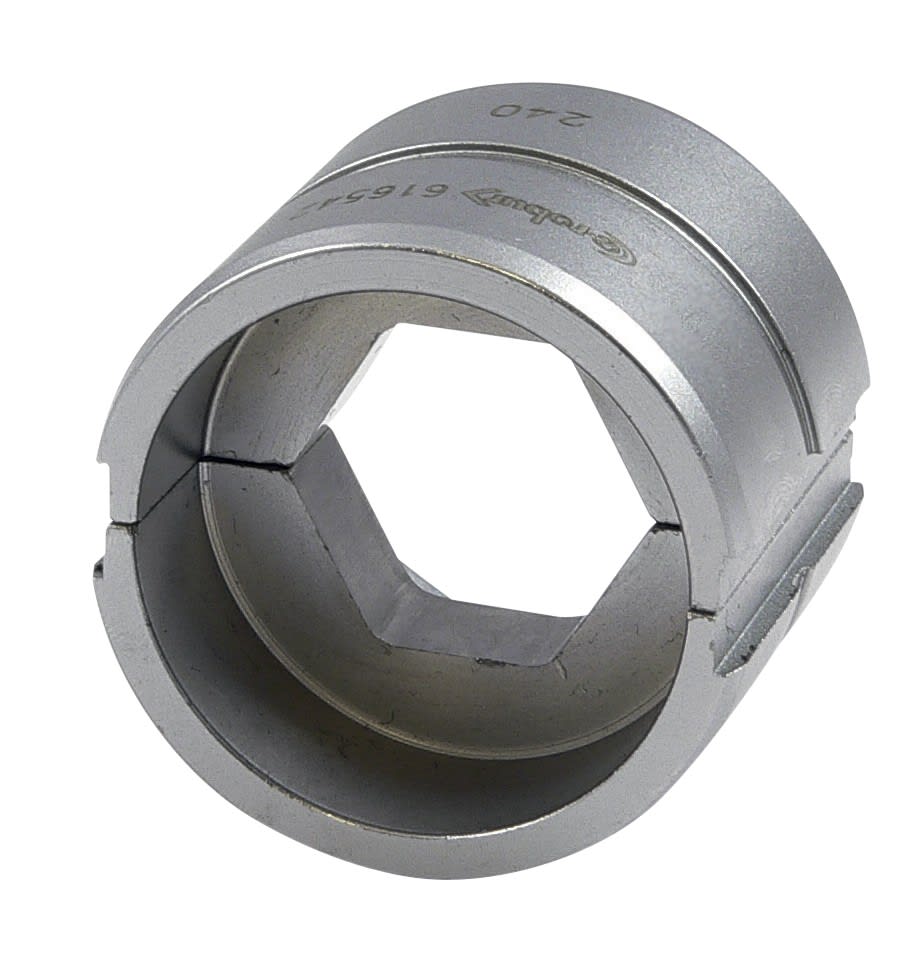 AGI Robur - Matrice hexa pour presse 12 tonnes et cosses ind. Al/Cu, capacité 70 à 120 mm²