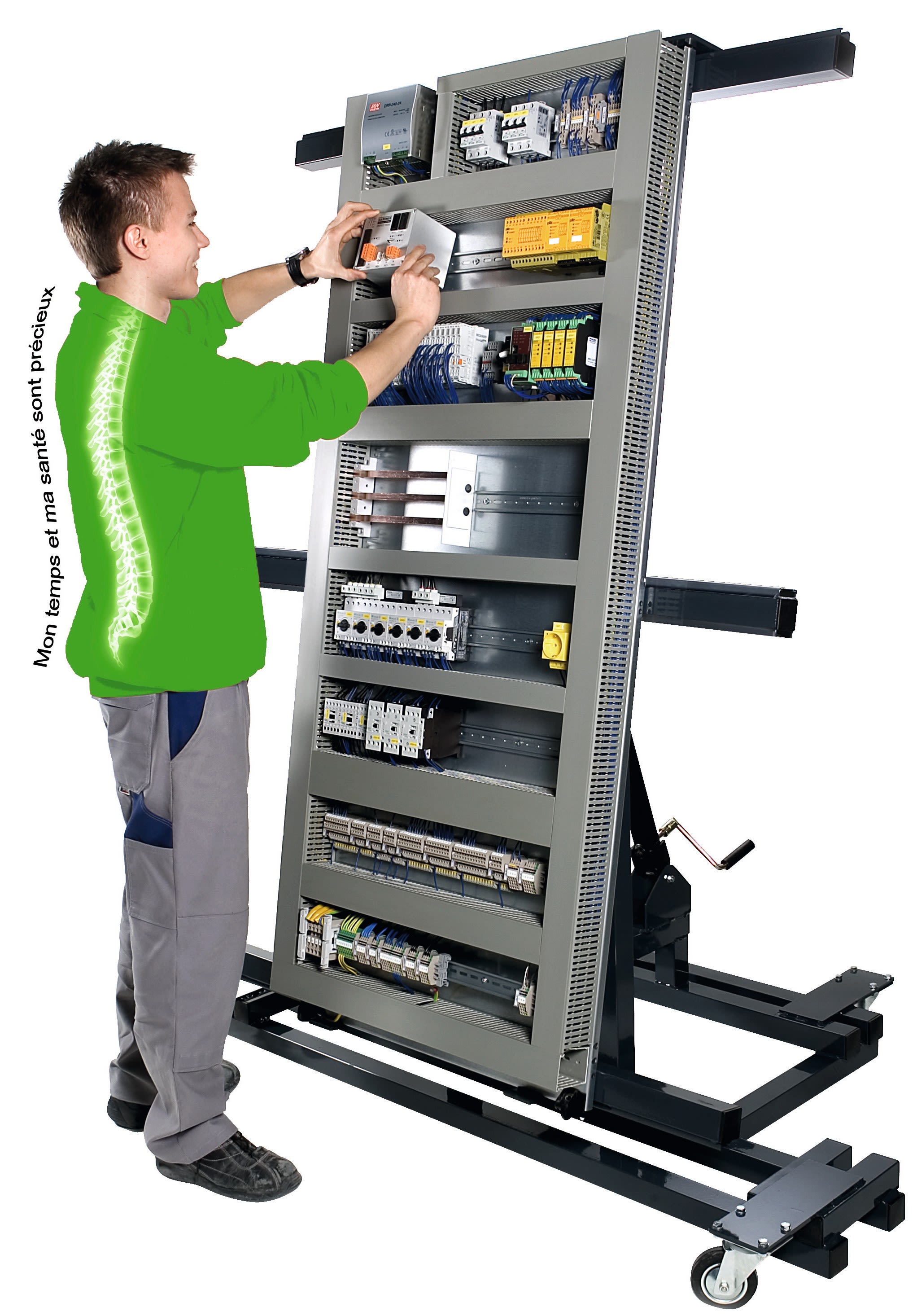 AGI Robur - Table de montage orientable pour panneaux électriques