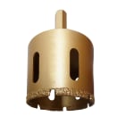 AGI Robur - Scie trépan diamant monobloc diam. 68 mm, pour pierre, grès céram dureté 9 etc.