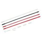 AGI Robur - Kit 4 baguettes polymère dont 3 flexibles 33cm et 5 accessoires