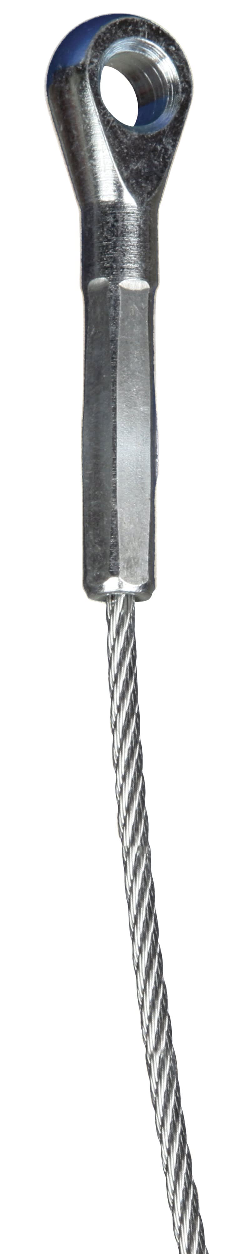 AGI Robur - Câble boucle pour suspension par ceinturage. Long 5 m charge 120 Kg, diam 3mm