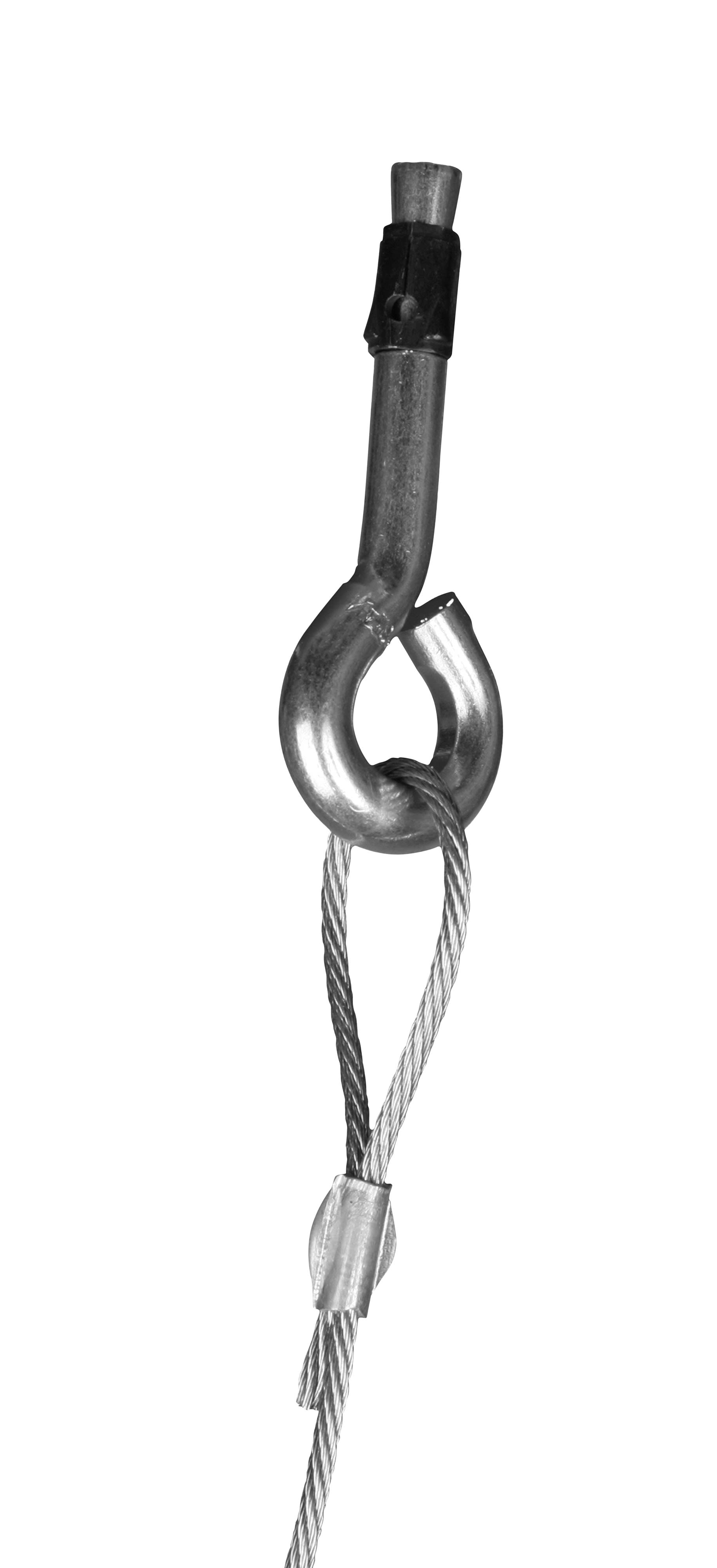 AGI Robur - Câble pour fixation directe dans le béton. Cheville à frapper de 6 mm. Long 2 m