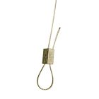 AGI Robur - Attache acier zingué pour câble de suspension de 2,5 à 3,5 mm, charge 120 Kg.