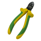 AGI Robur - Pince multifonction isolée. Manches bimatière, acier poli noir. Coupe et dénude