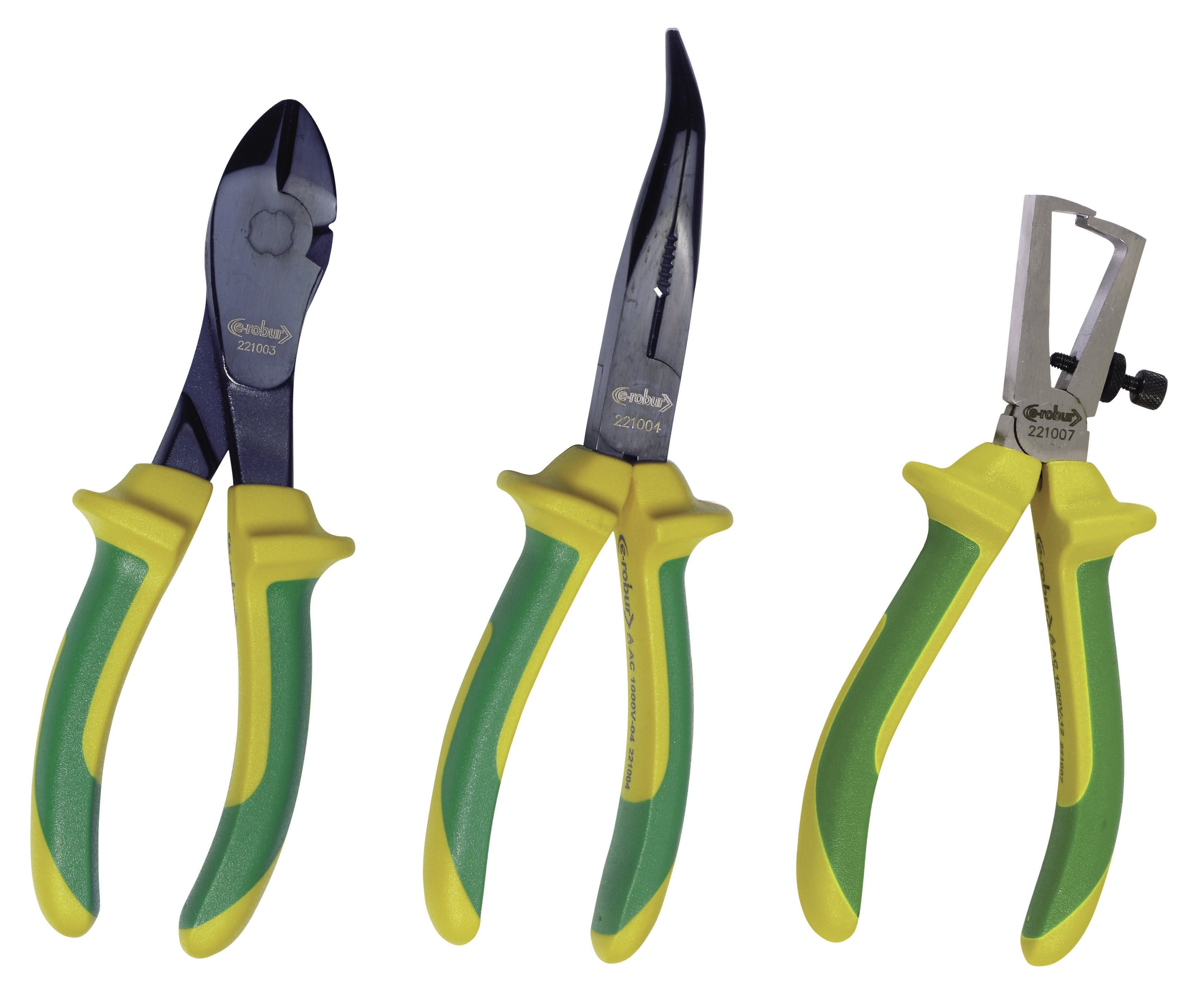 AGI Robur - Composition 3 pinces isolées 1000V bimatière