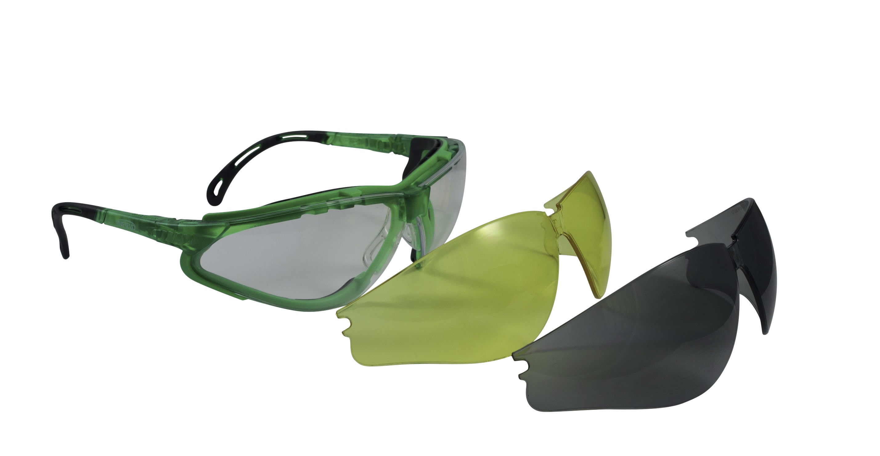 AGI Robur - Lunettes de protection avec trois écrans interchangeables