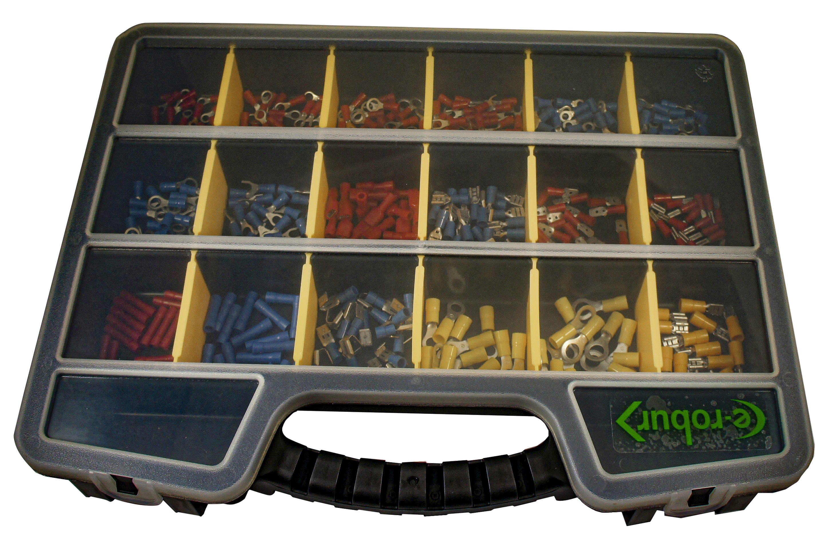 AGI Robur - Assortiment de 414 cosses isolées en organiseur