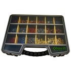 AGI Robur - Assortiment de 414 cosses isolées en organiseur