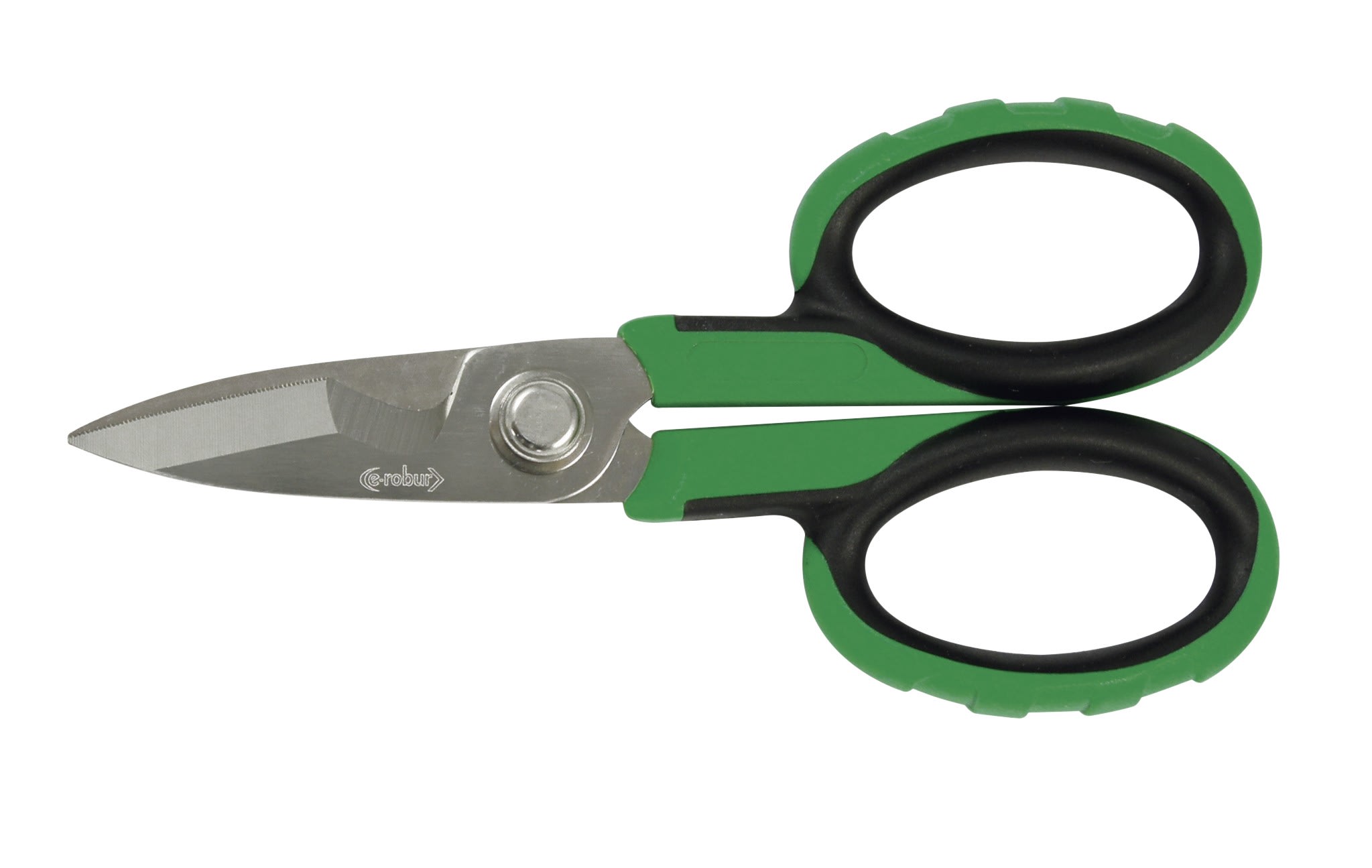 AGI Robur - Ciseau électricien a encoche bouts pointus, manche bimatière, longueur 140 mm.