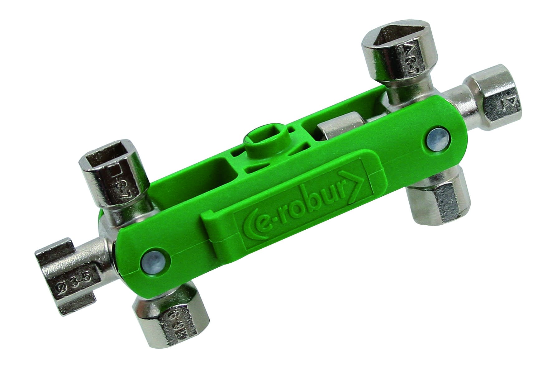 AGI Robur - Clé universelle 12 empreintes pour armoires, serrures, gaines et trappes.