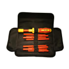 AGI Robur - Tournevis dynamométrique isolé, 1 à 5 Nm, livré en pochette avec 8 lames