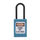 AGI Robur - Cadenas de consignation turquoise, non conducteur, anse 4.8 mm, clé unique