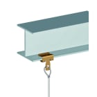 AGI Robur - Attache bord de tôle, capacité plat de 17-20 mm. Par 25 pièces.