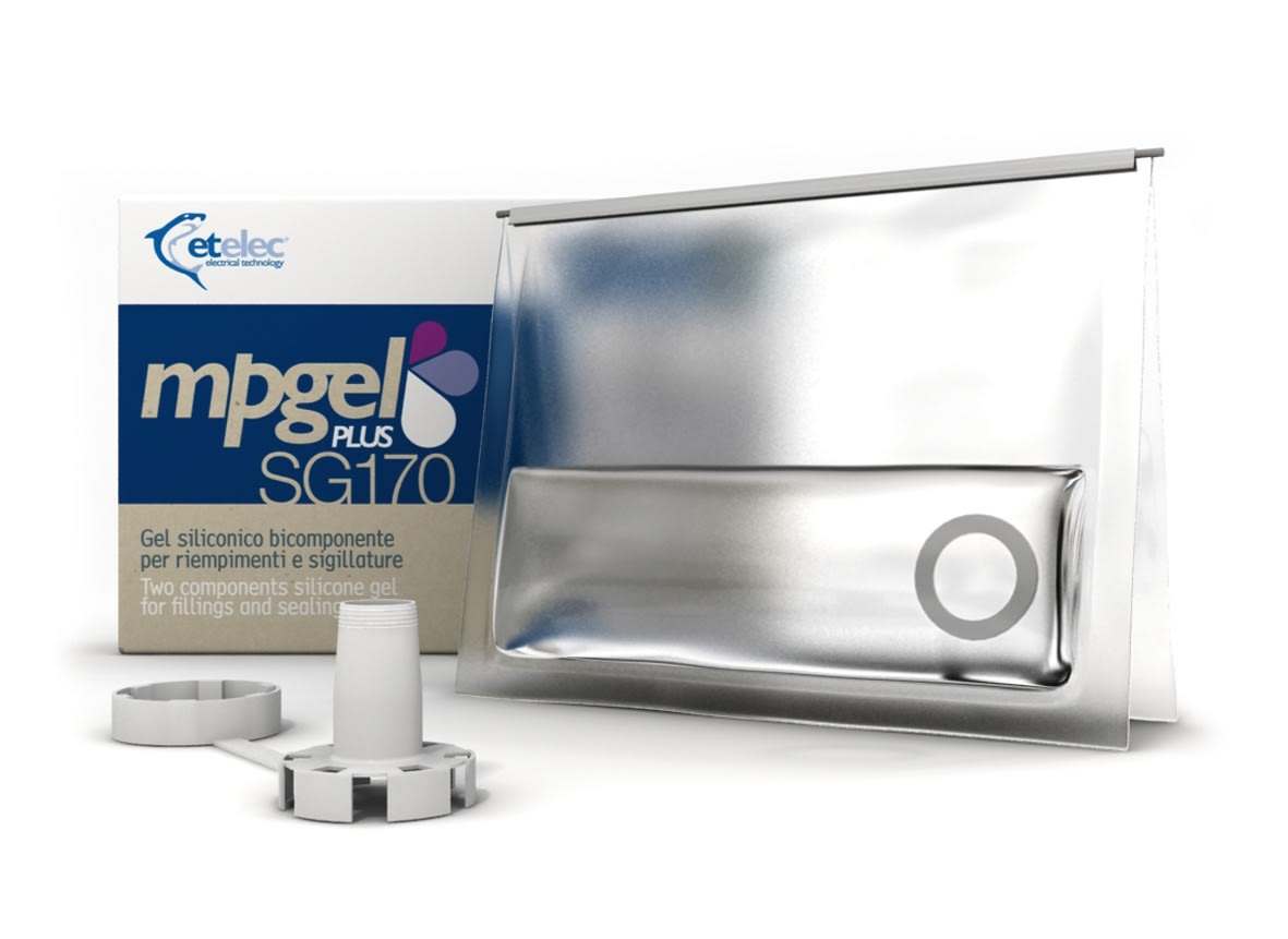 AGI Robur - Gel silicone réaccessible bleu transparent, 0,60 L, en sachets