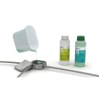 AGI Robur - Gel silicone réaccessible, repositionnable, vert transparent, 1 L, en bouteilles