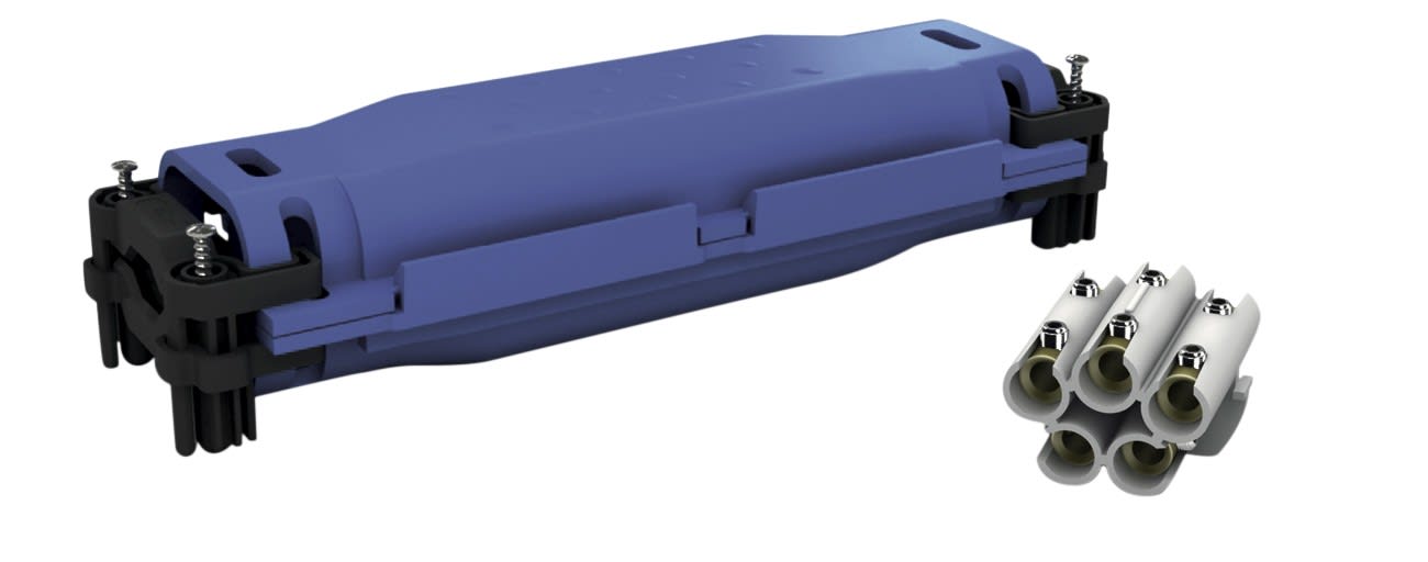 AGI Robur - Boite de jonction 0,6/1kV, IPX8, avec gel isolant et connecteurs. 5 P 1,5-6,0mm²