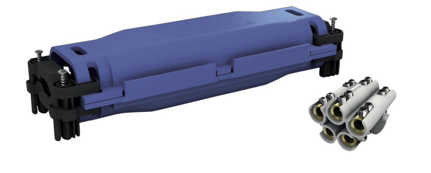 AGI Robur - Boite de jonction 0,6/1kV, IPX8, avec gel isolant et connecteurs. 5 P 6-25mm²