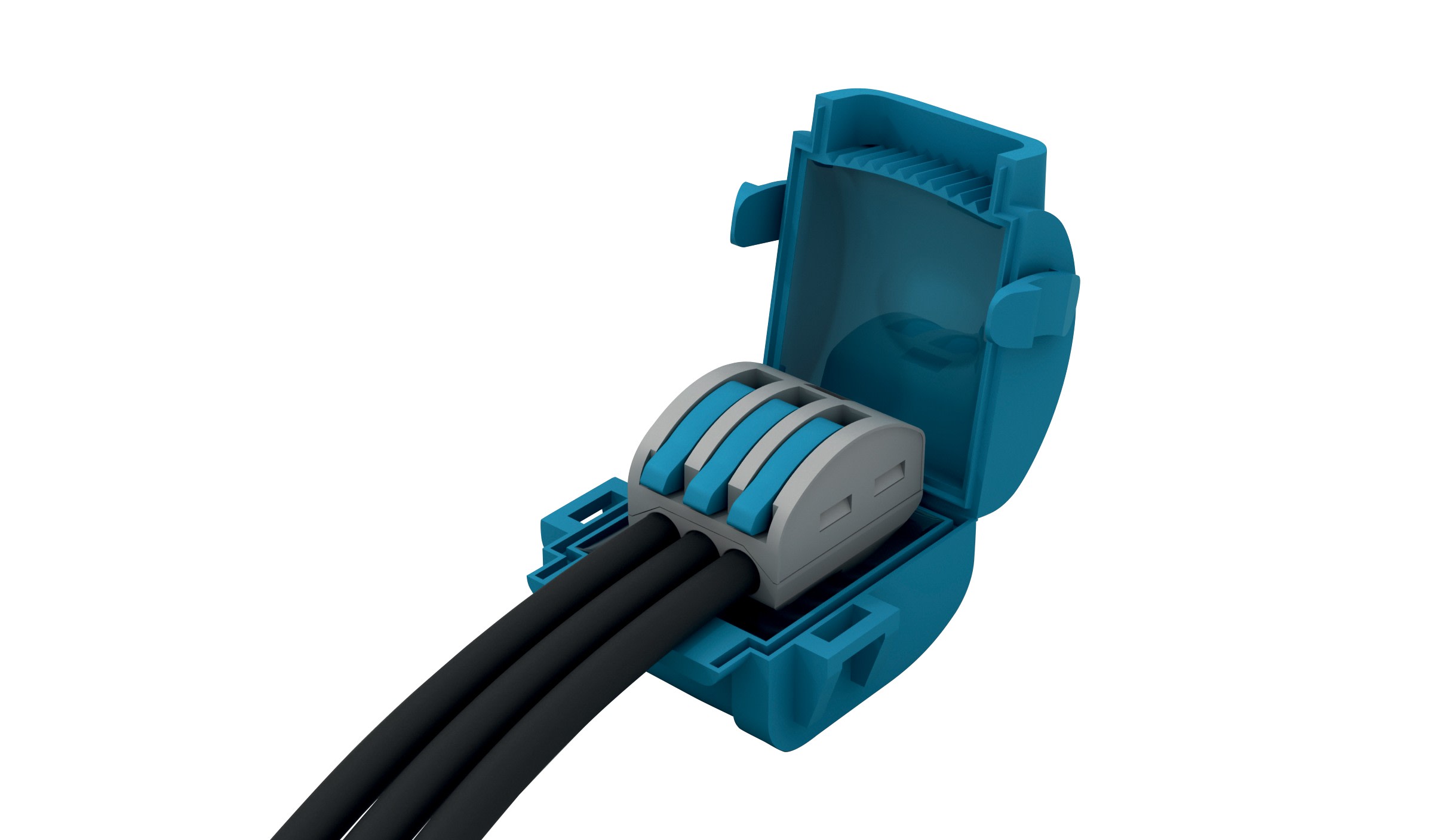 AGI Robur - 2 Mini boite de jonction 0,6kV, 32A IPX8, avec gel isolant et borne rapides, 1x3