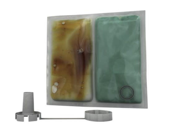 AGI Robur - Résine bi-composant polyuréthane à forme finale rigide , 150 g et 0.110L