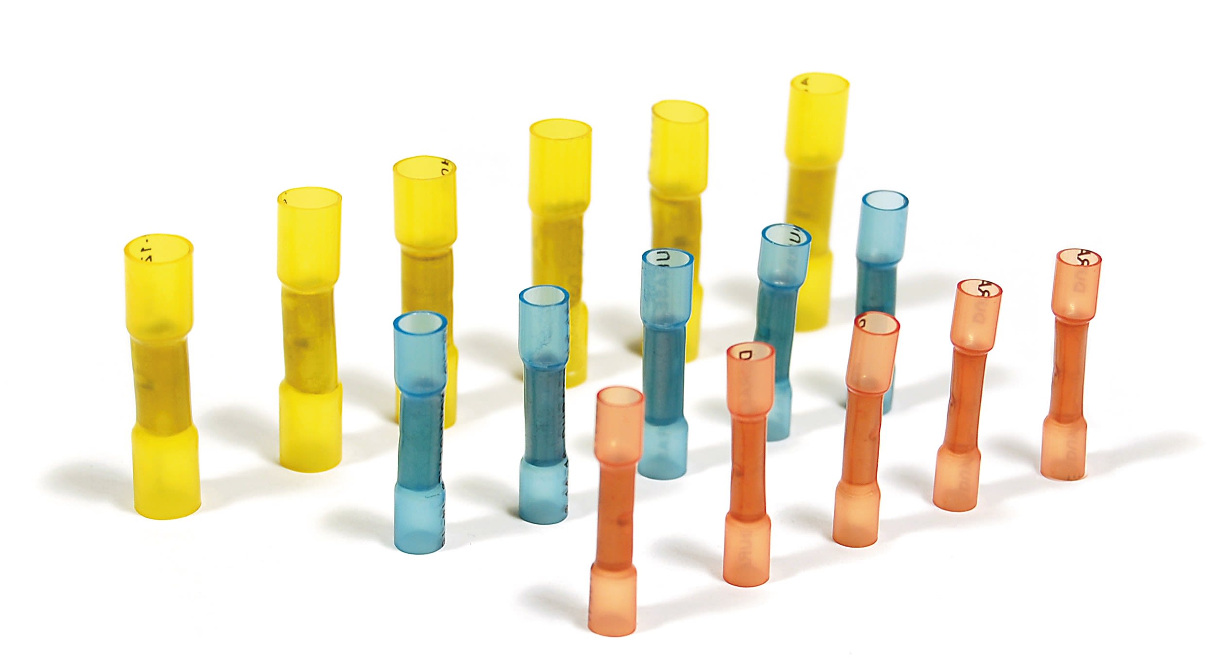 AGI Robur - Cosse à sertir pré isolée, thermorétractable avec scellant, 0,5 - 1,5 mm². 100P