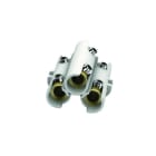 AGI Robur - Connecteur aluminium étamé isolé cylindrique, 3 pôles, 1,5 - 10 mm²