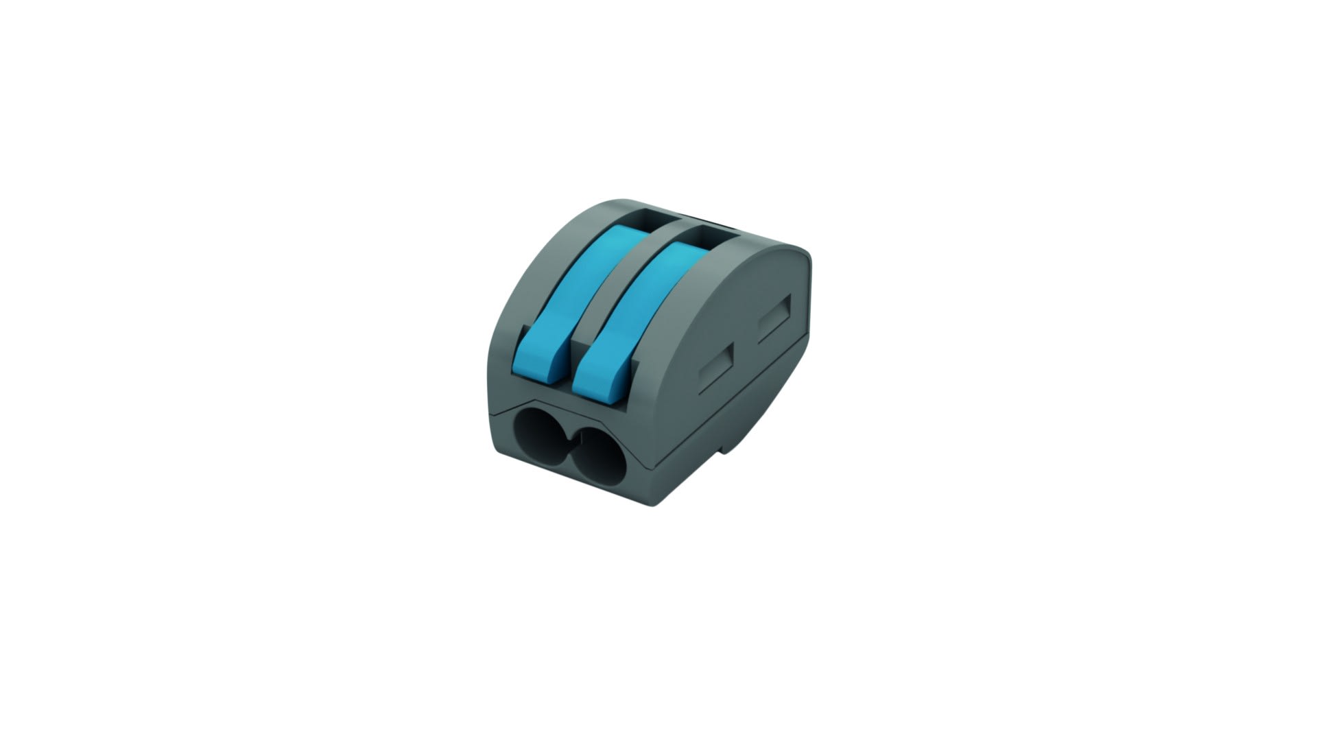 AGI Robur - Connecteur rapide à levier, 32 A, 2 bornes, 0,2 - 4 mm². 5 pièces