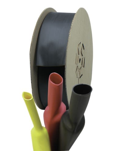 AGI Robur - Gaine thermorétractable, rétreint 2:1, bobine de 75m, diam 9,5/4,8mm, blanc