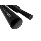 AGI Robur - Gaine thermo., barre de 1 m, rétreint 3:1, avec adhésif, diam. 75 mm, noir