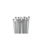 AGI Robur - Collier de frettage polyamide 6.6 blanc, 7,5x200 mm, sachet de 100